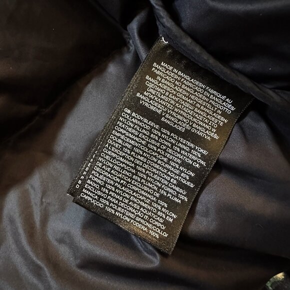 The North Face Men's 1996 Retro Nuptse 700 Down Puffer Jacket Abstract Floral L - Picture 15 of 15